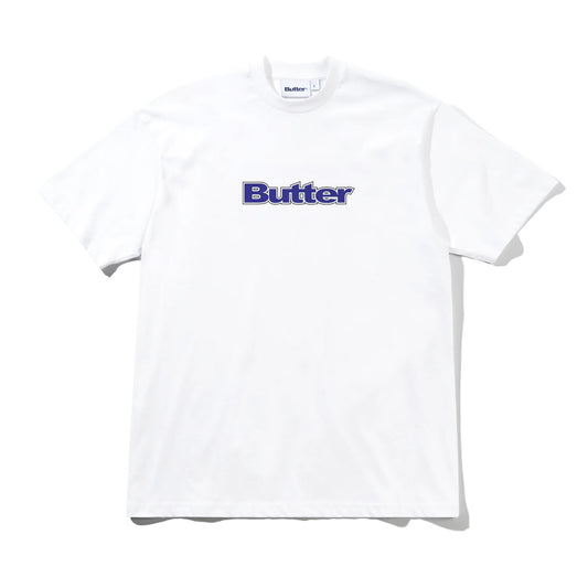 Butter Goods Outline Logo T-Shirt White