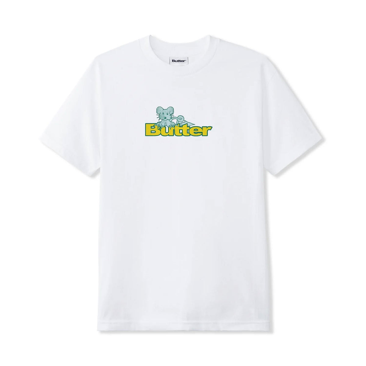 Butter Goods Rat Logo T-Shirt White