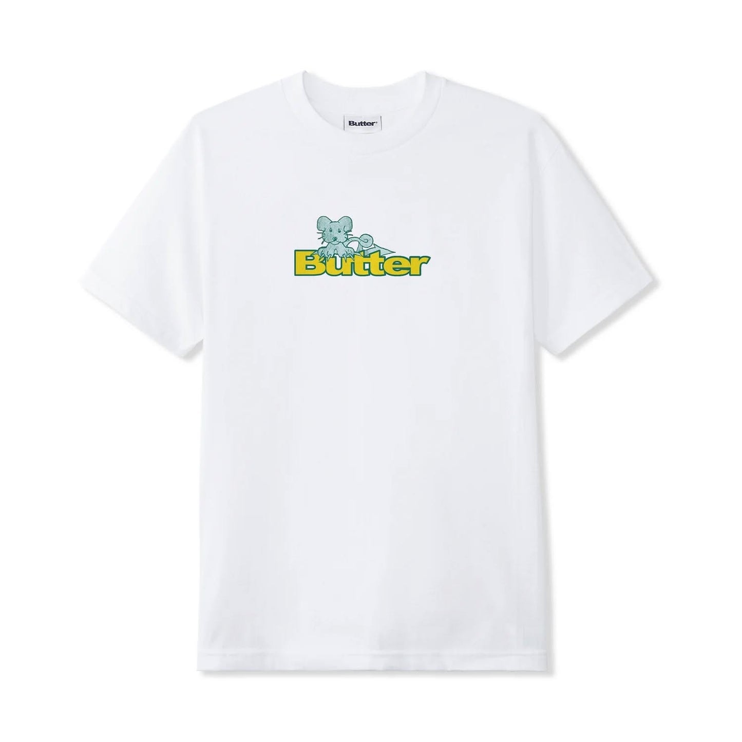 Butter Goods Rat Logo T-Shirt White