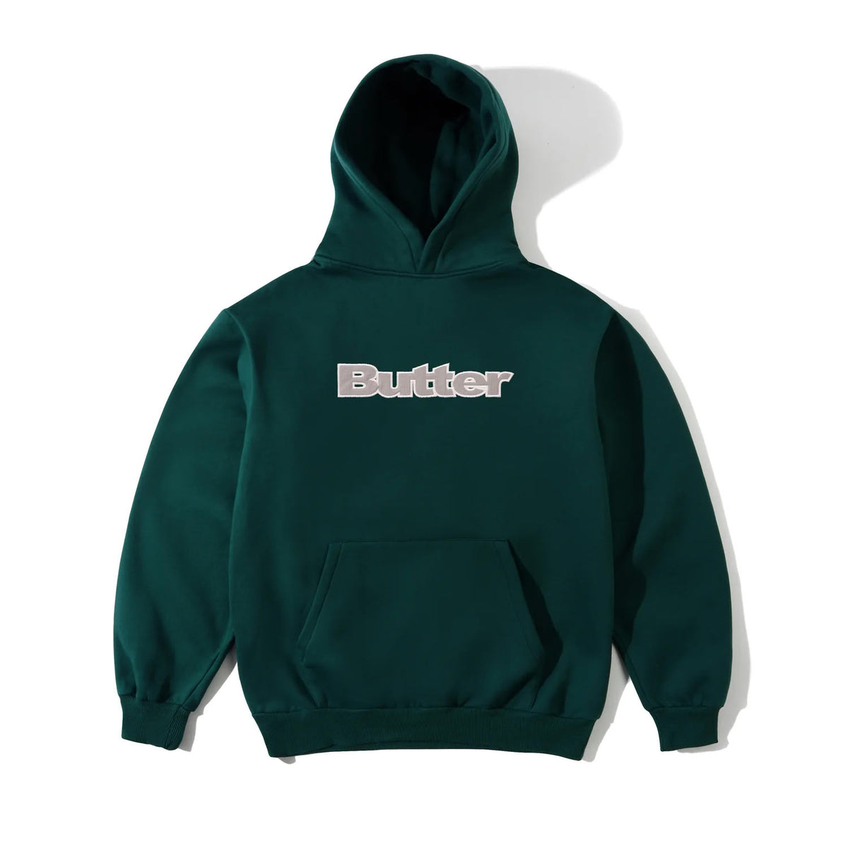 Butter Goods Ripstop Logo Applique Hoodie Forest