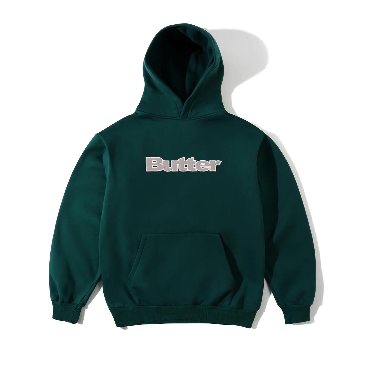 Butter Goods Ripstop Logo Applique Hoodie Forest