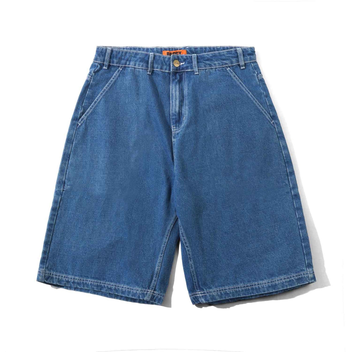 Butter Goods Scribble Denim Shorts Mid Blue