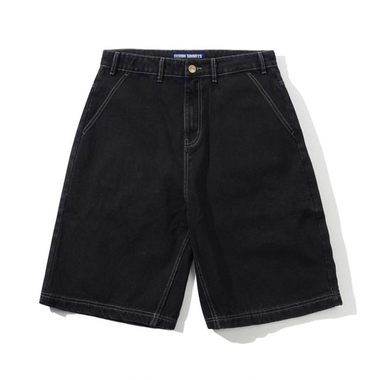 Butter Goods Scribble Denim Shorts Washed Black