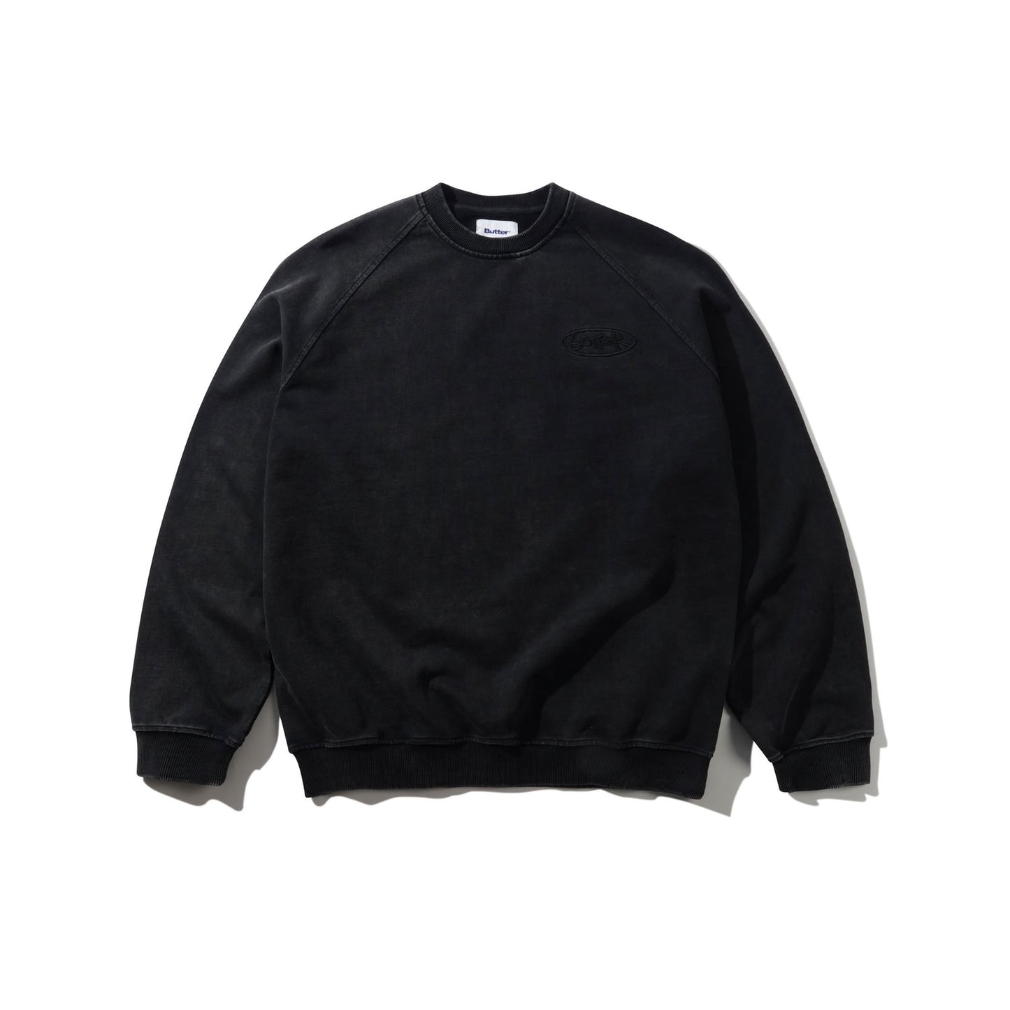 Butter Goods Scrubbed Sweatshirt Black