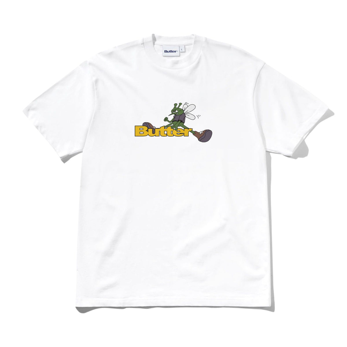 Butter Goods Skeeter Logo T-Shirt White