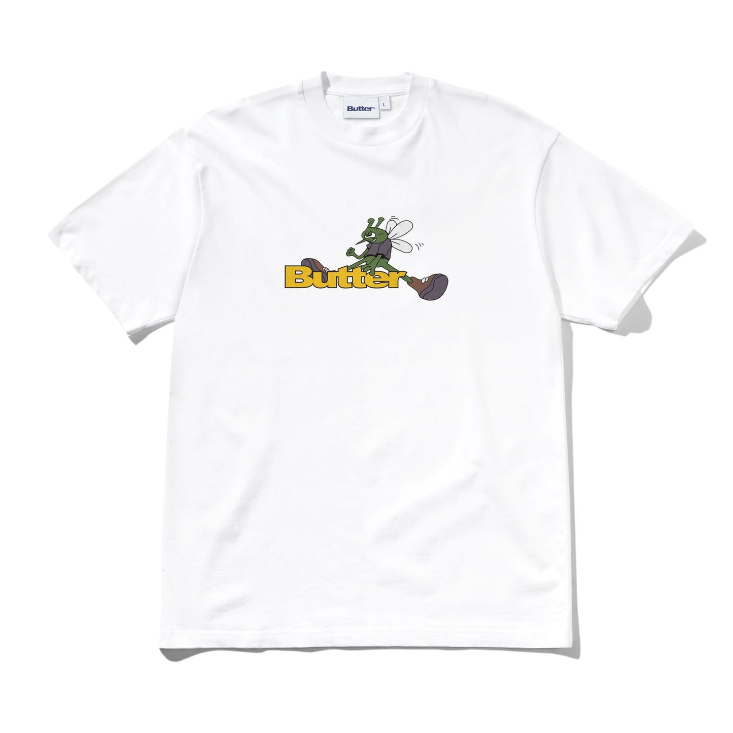 Butter Goods Skeeter Logo T-Shirt White