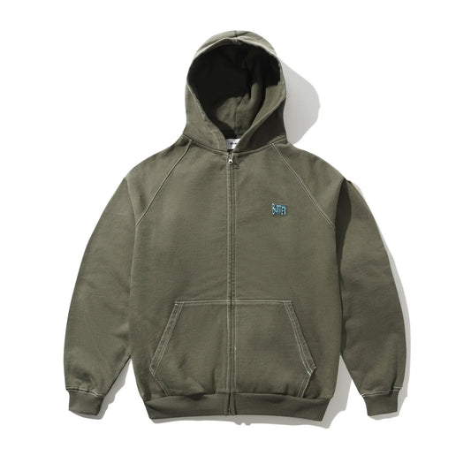 Butter Goods Sketch Zip-Thru Hoodie Army