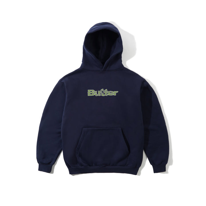 Butter Goods Smashed Logo Pullover Hoodie Navy