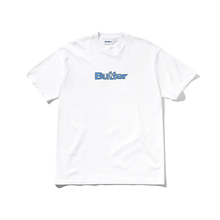 Butter Goods Smashed Logo T-Shirt White