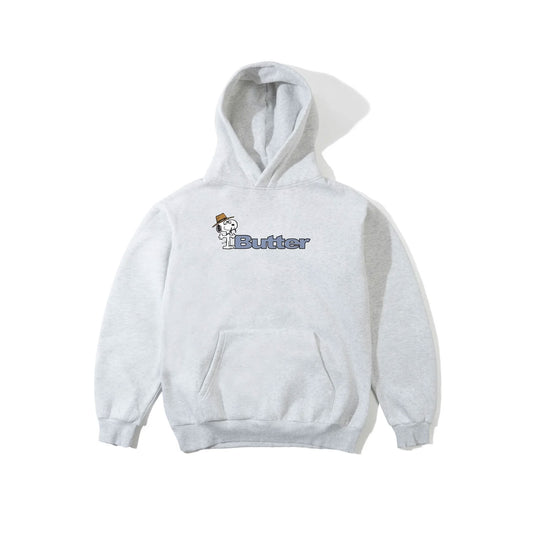 Butter Goods Spike Logo Pullover Hood Ash