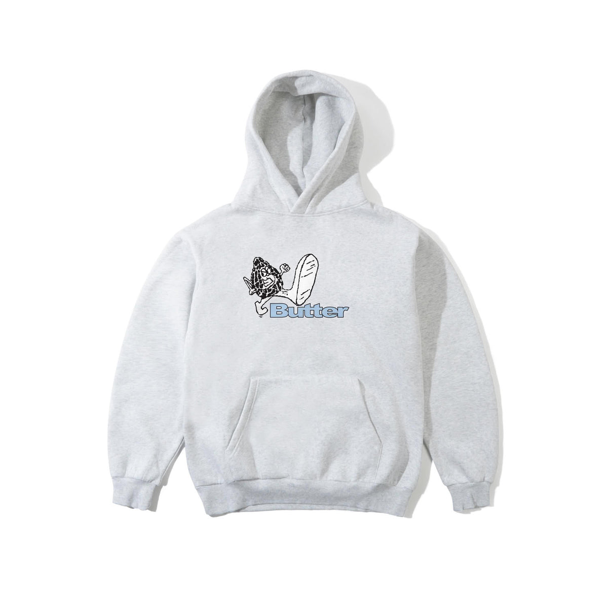 Butter Goods Steppin' Logo Pullover Hoodie Ash