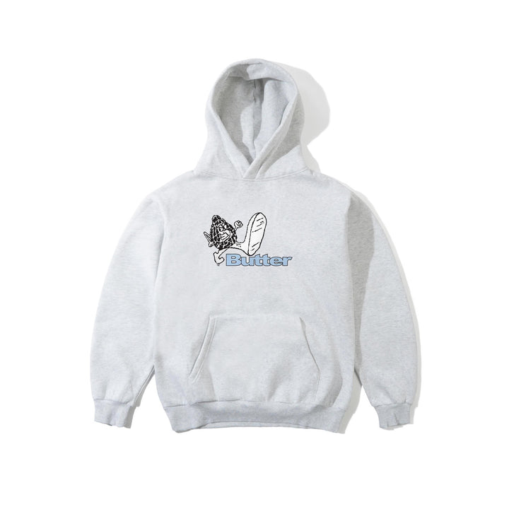 Butter Goods Steppin' Logo Pullover Hoodie Ash