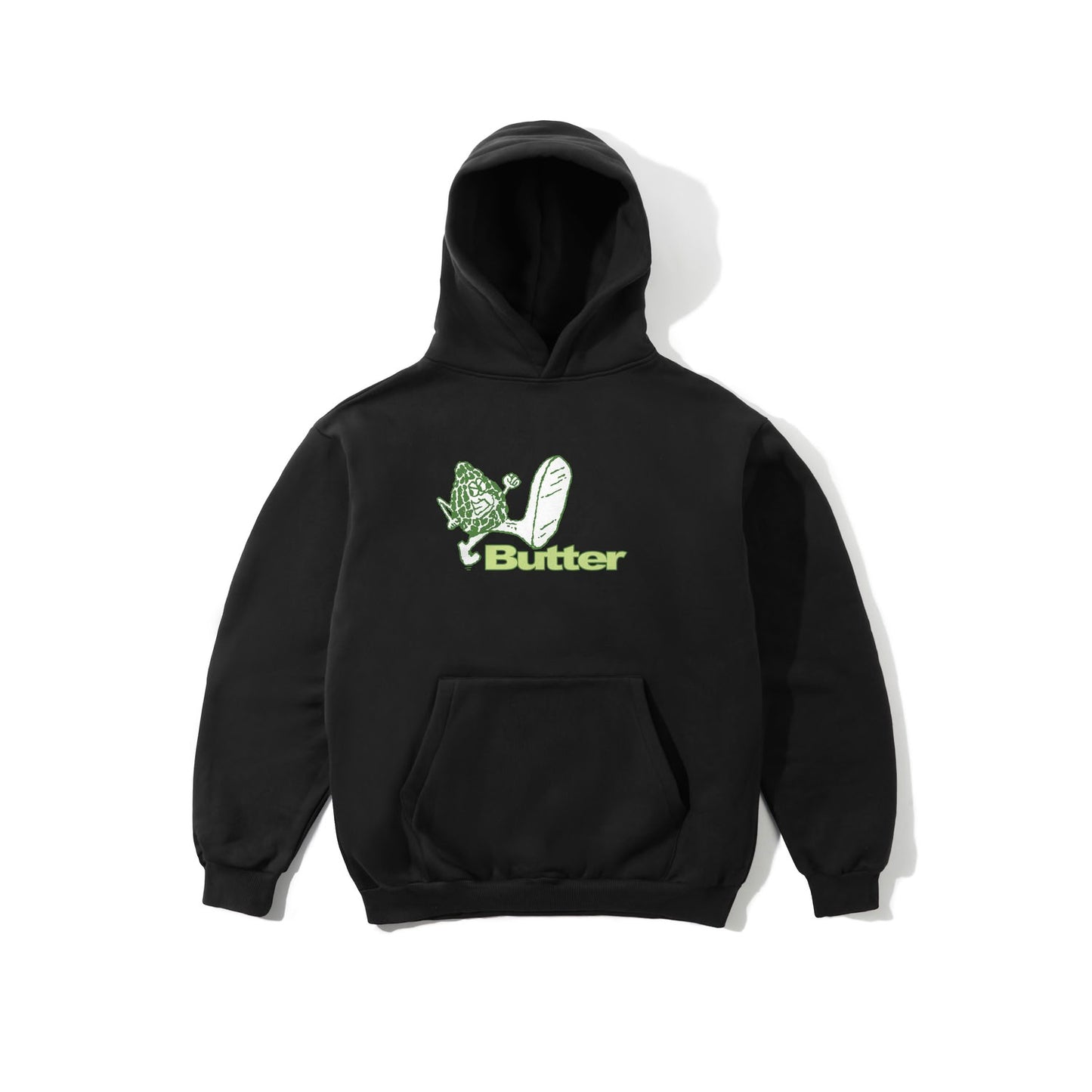 Butter Goods Steppin' Logo Pullover Hoodie Black