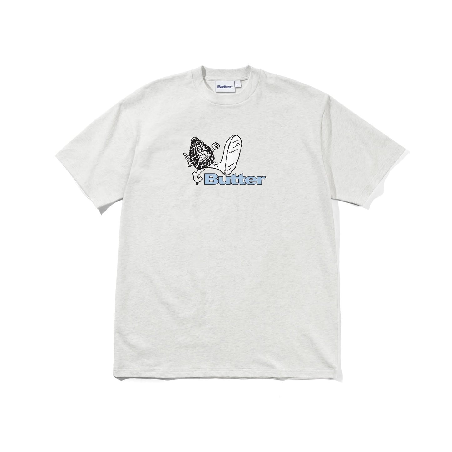 Butter Goods Steppin' Logo T-Shirt Ash