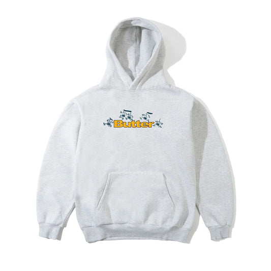 Butter Goods Tempo Logo Pullover Hood Ash