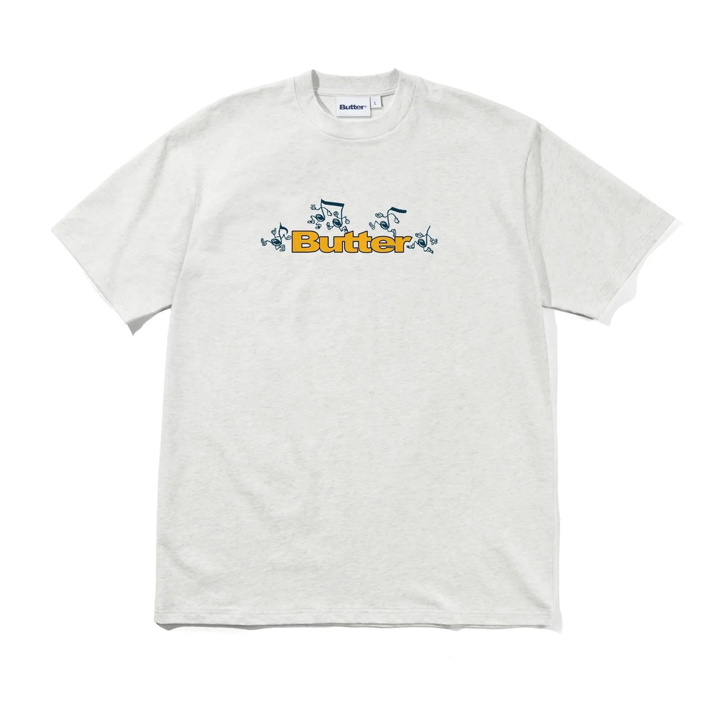Butter Goods Tempo Logo T-Shirt Ash