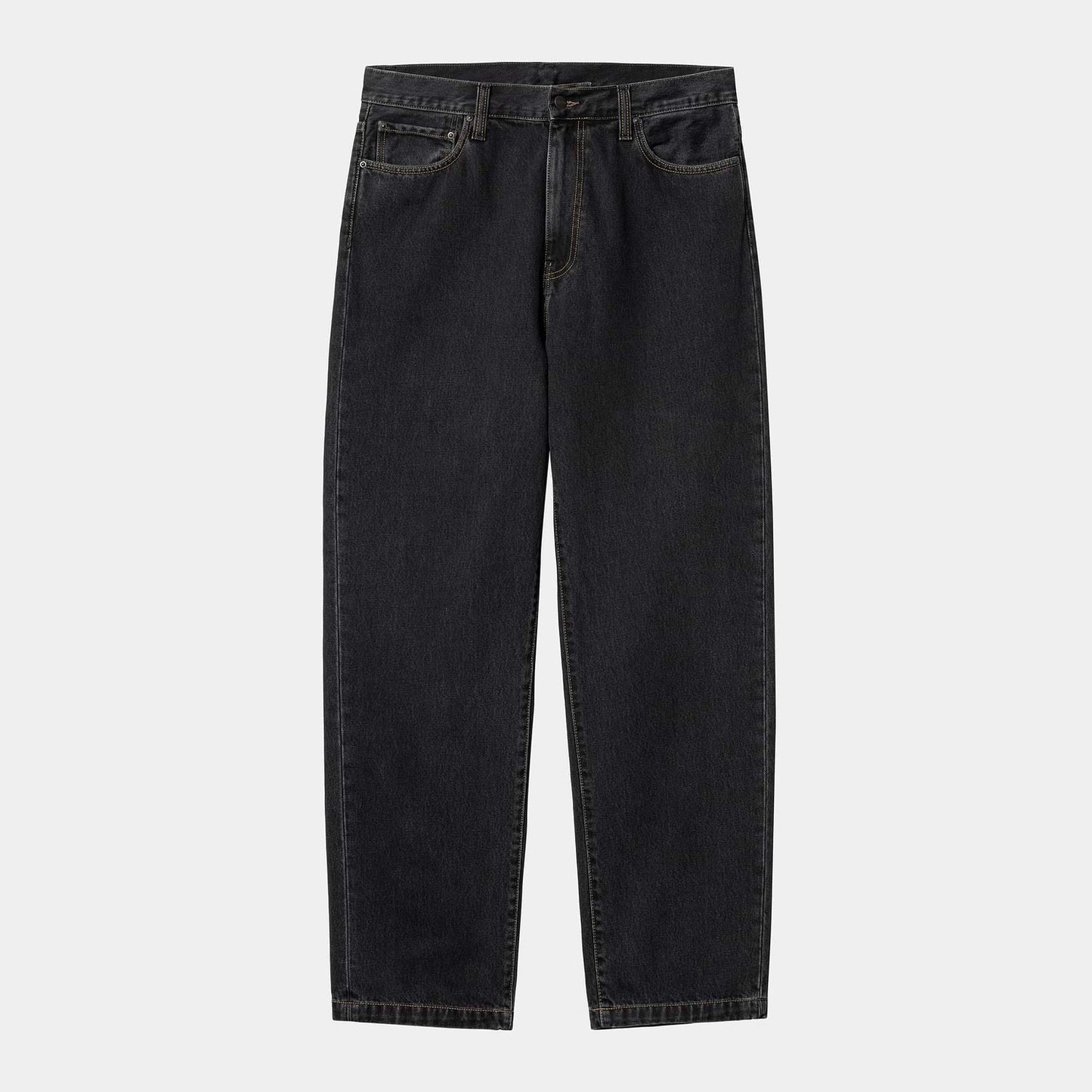 Carhartt WIP Aaron Pant 'Smith' Black Stone Washed
