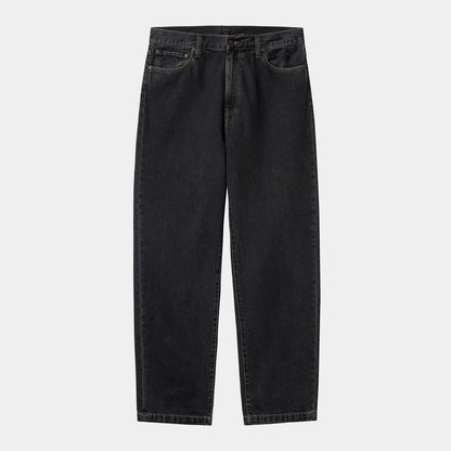 Carhartt WIP Aaron Pant 'Smith' Black Stone Washed