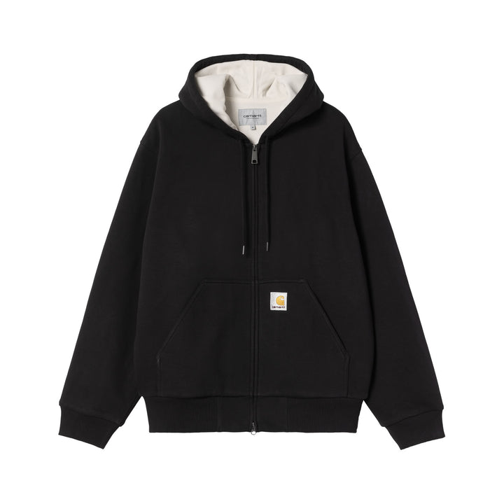 Carhartt WIP Active Sweat Jacket Black Stone Washed