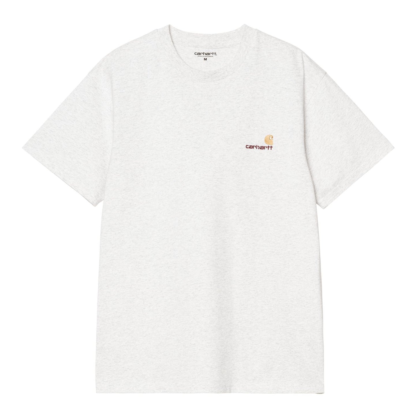 Carhartt WIP American Script T-Shirt Ash Heather