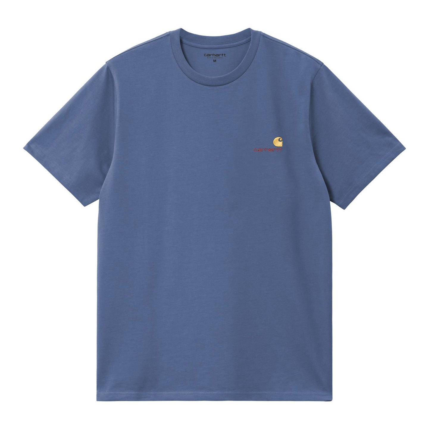 Carhartt WIP American Script T-Shirt Blue Iris