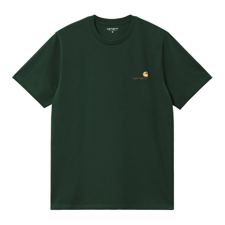 Carhartt WIP American Script T-Shirt Conifer