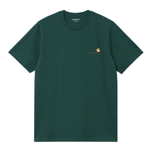 Carhartt WIP American Script T-Shirt Dark Fir