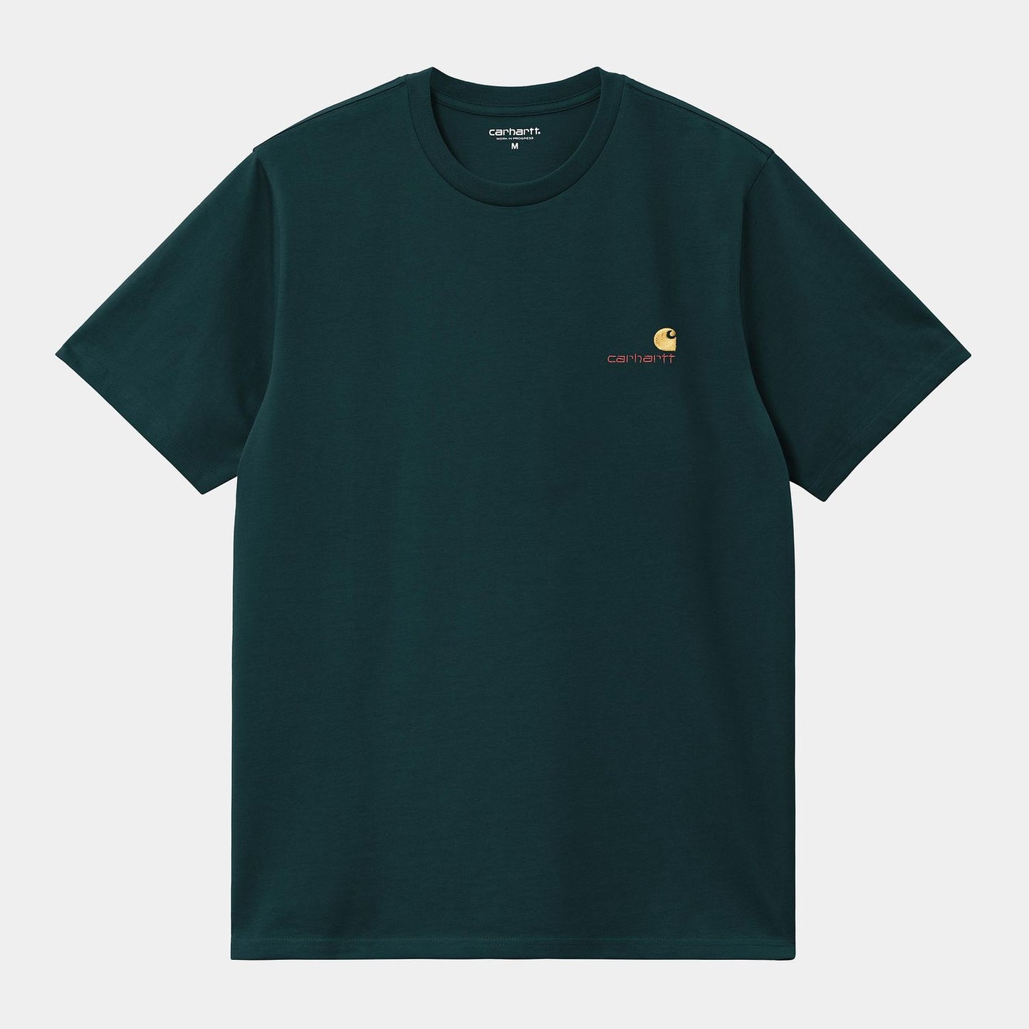 Carhartt WIP American Script T-Shirt Deep Lagoon
