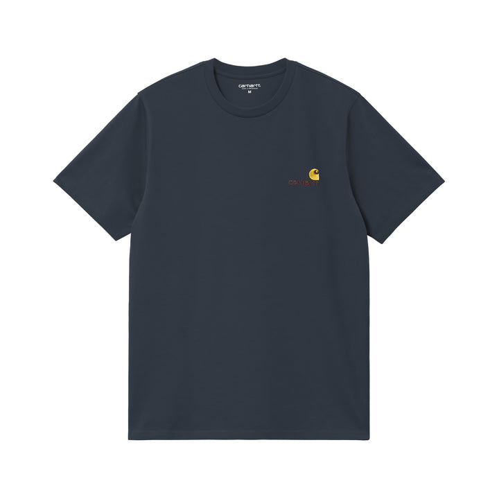 Carhartt WIP American Script T-Shirt Deep Night