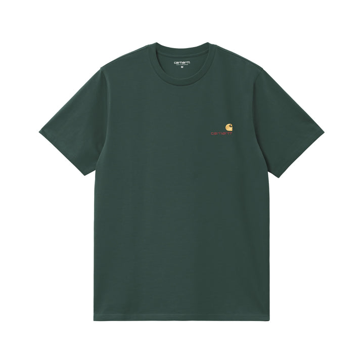 Carhartt WIP American Script T-Shirt Kale Green