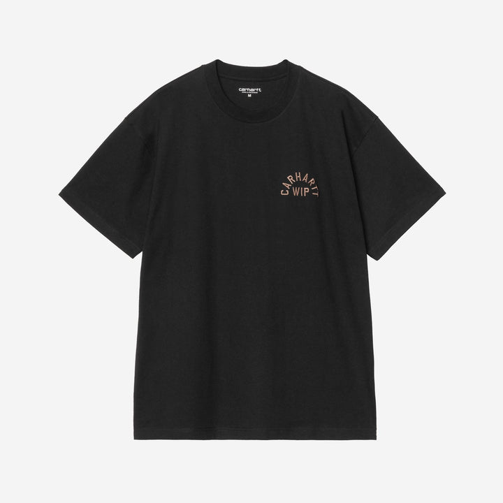 Carhartt WIP Arch Script T-Shirt Black WIP H Brown