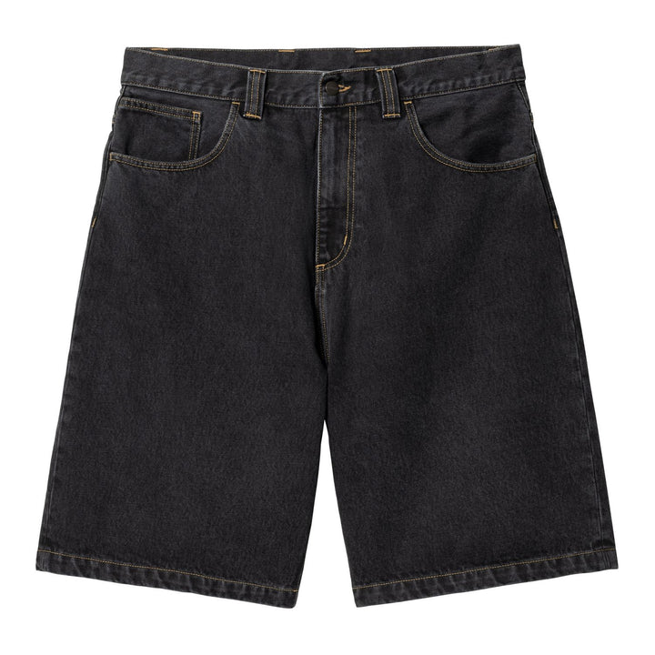Carhartt WIP Brandon Short 'Smith' Black Stone Washed