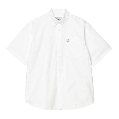 Carhartt WIP Braxton Shirt White Black