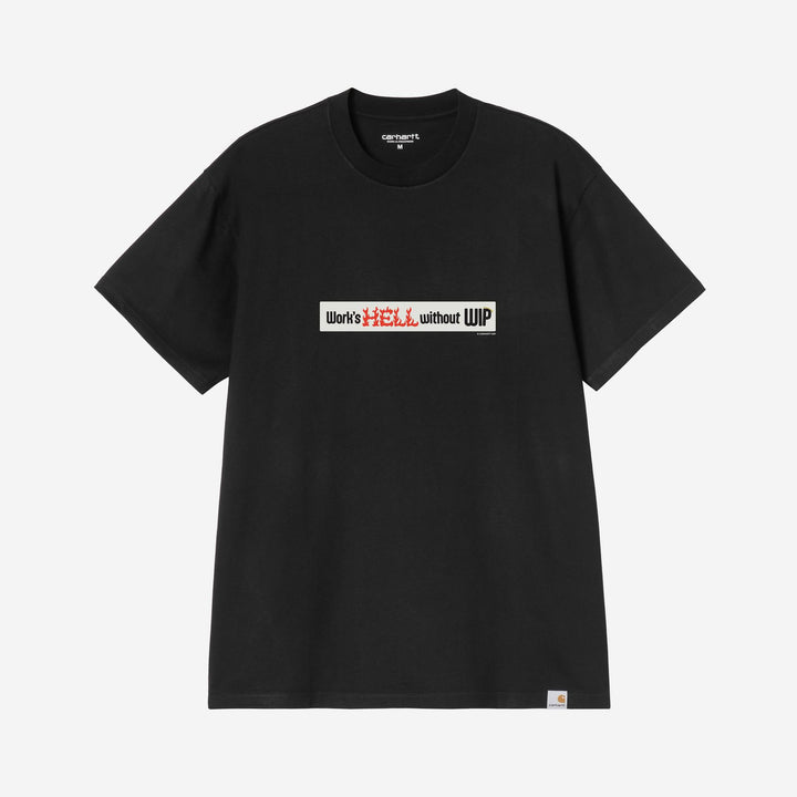 Carhartt WIP Bumper Stickers T-Shirt Black