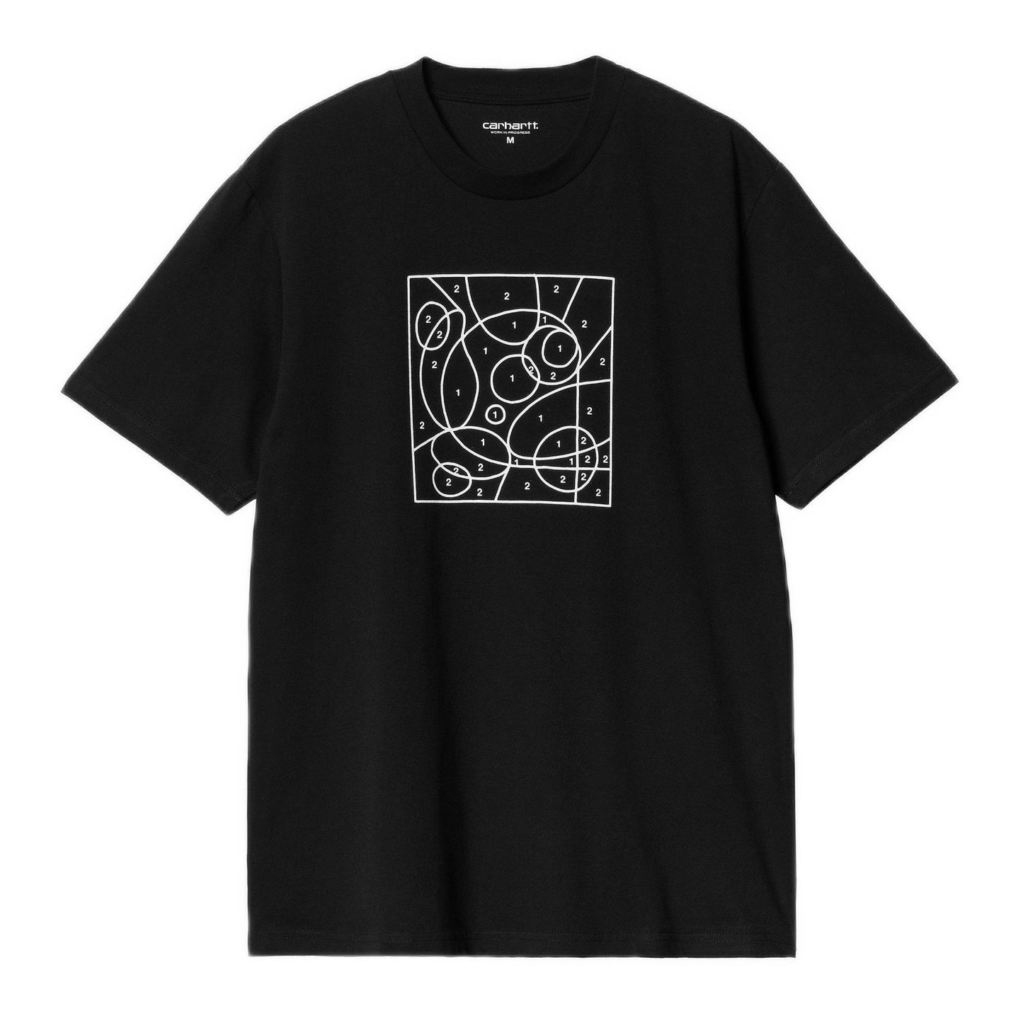 Carhartt WIP By The Numbers T-Shirt Black White