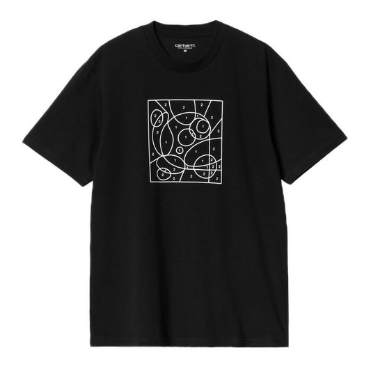 Carhartt WIP By The Numbers T-Shirt Black White