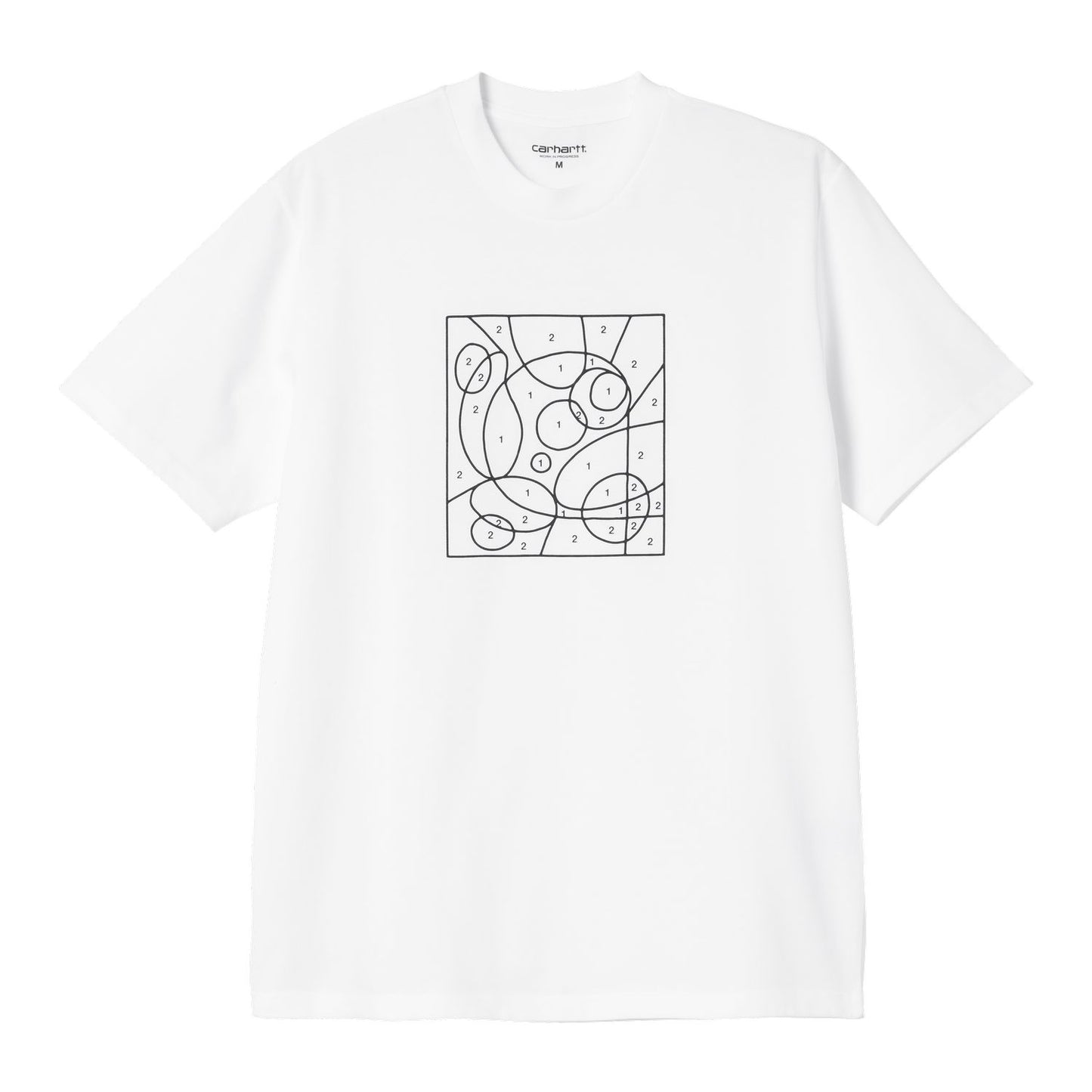 Carhartt WIP By The Numbers T-Shirt White Black