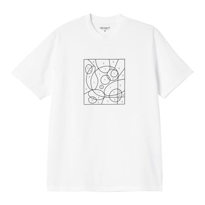 Carhartt WIP By The Numbers T-Shirt White Black