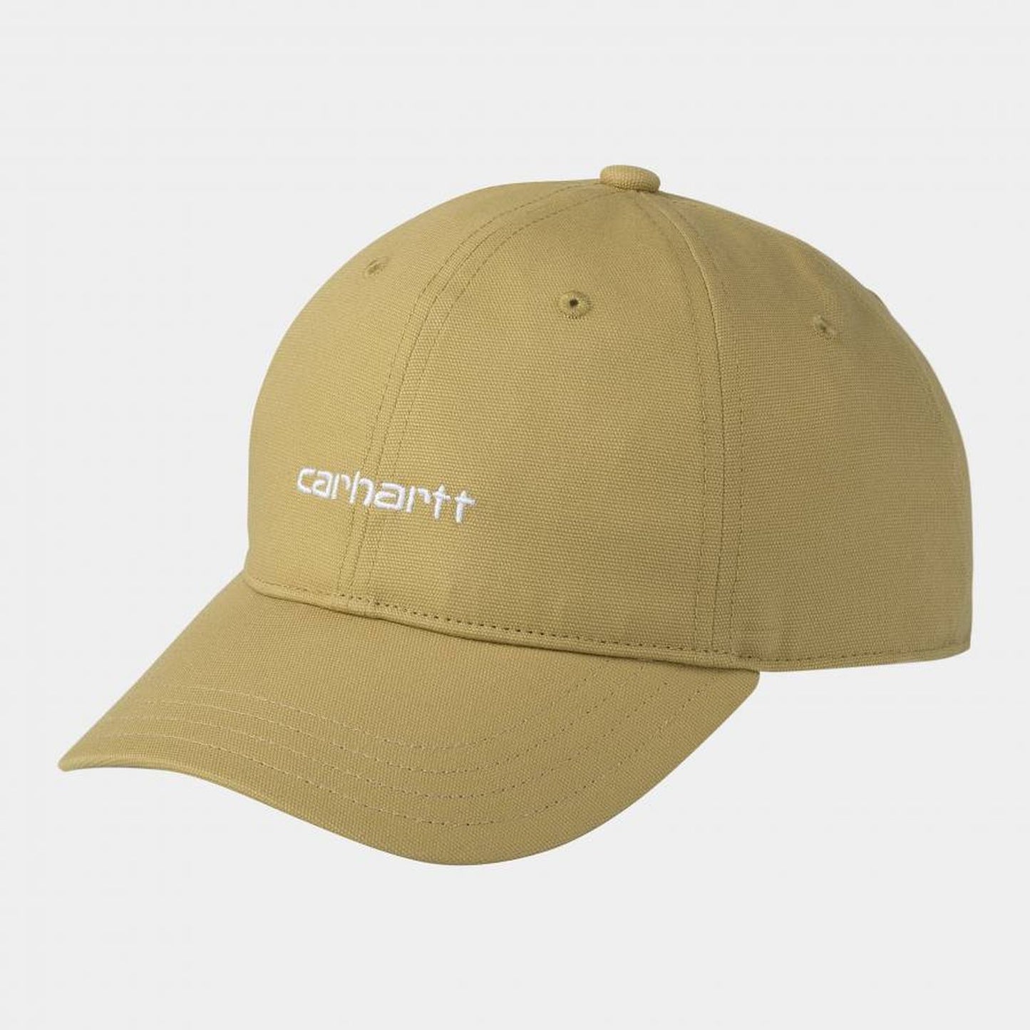 Carhartt WIP Canvas Script Cap Agate White