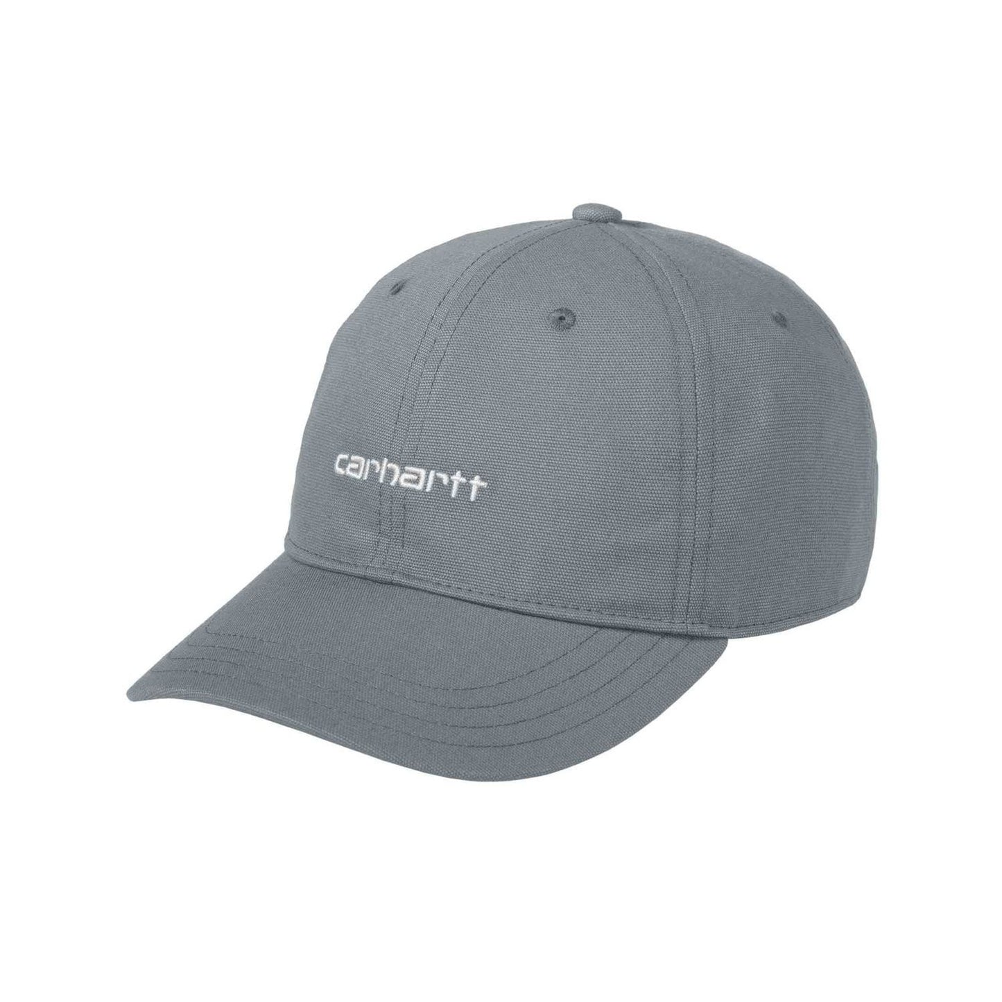 Carhartt WIP Canvas Script Cap Dove Grey Wax