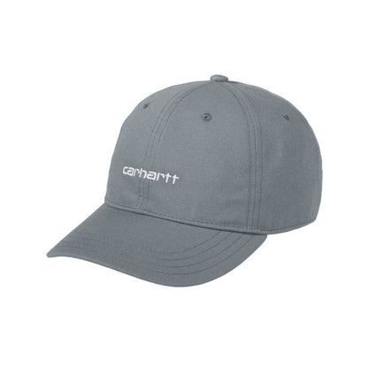 Carhartt WIP Canvas Script Cap Dove Grey Wax