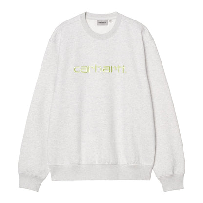 Carhartt WIP Carhartt Sweatshirt Ash Heather Air Green