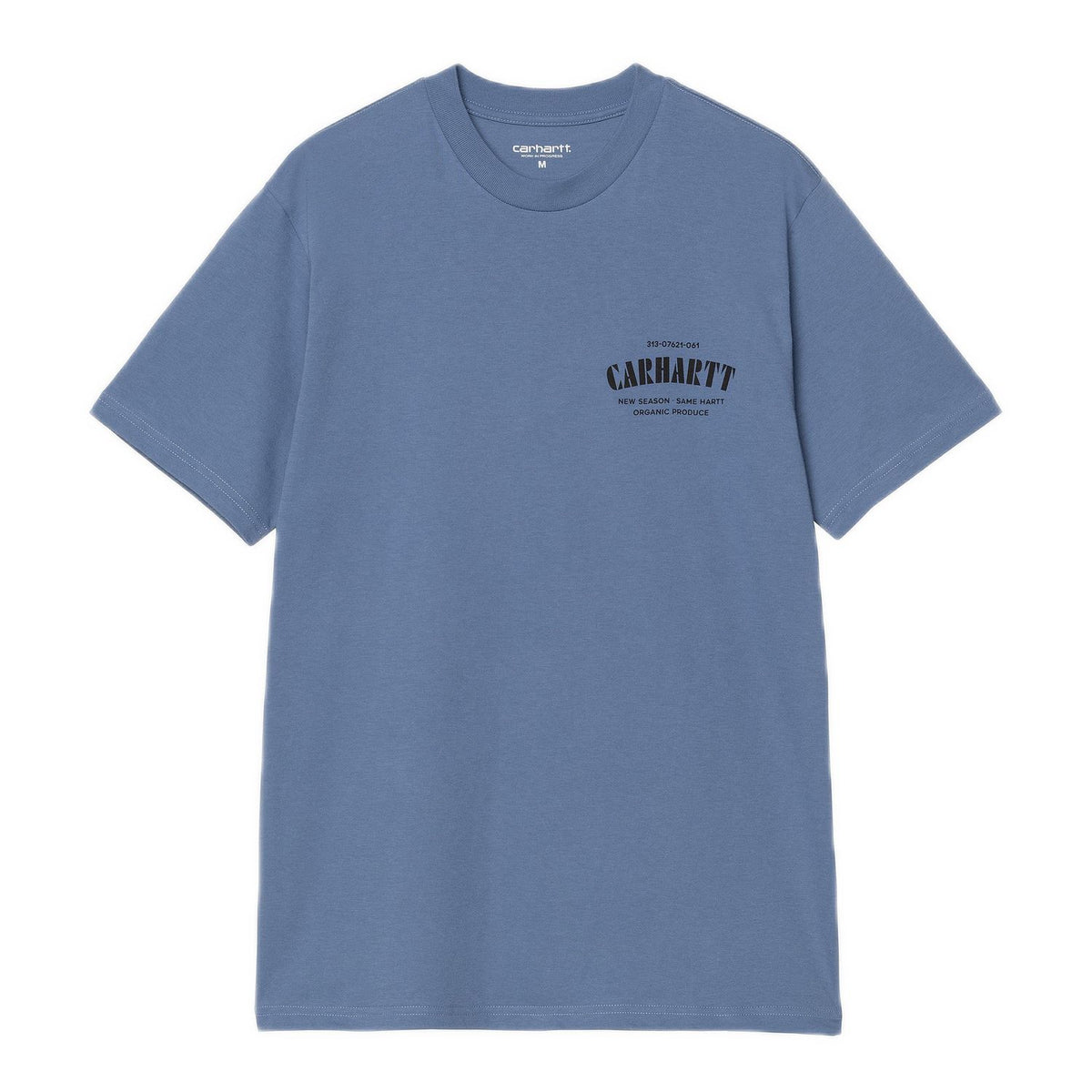Carhartt WIP Catalogue C Logo T-Shirt Blue Iris