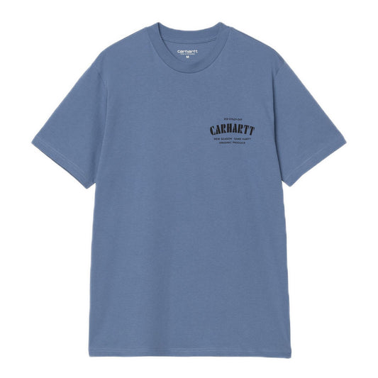 Carhartt WIP Catalogue C Logo T-Shirt Blue Iris