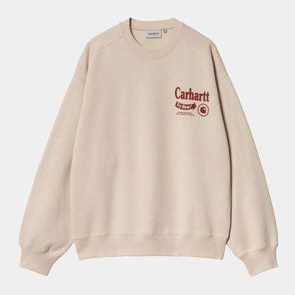 Carhartt WIP Catalogue Sweatshirt Fleur De Sel Desire