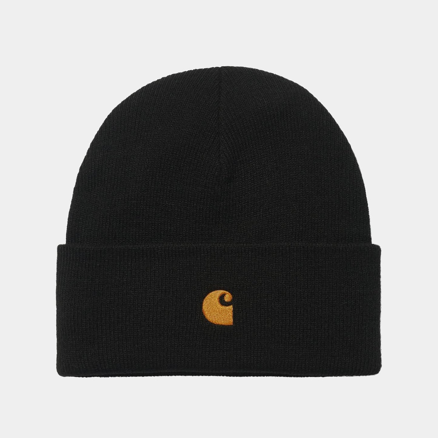 Carhartt WIP Chase Beanie Black Gold