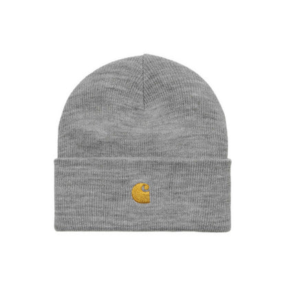 Carhartt WIP Chase Beanie Grey Heather Gold