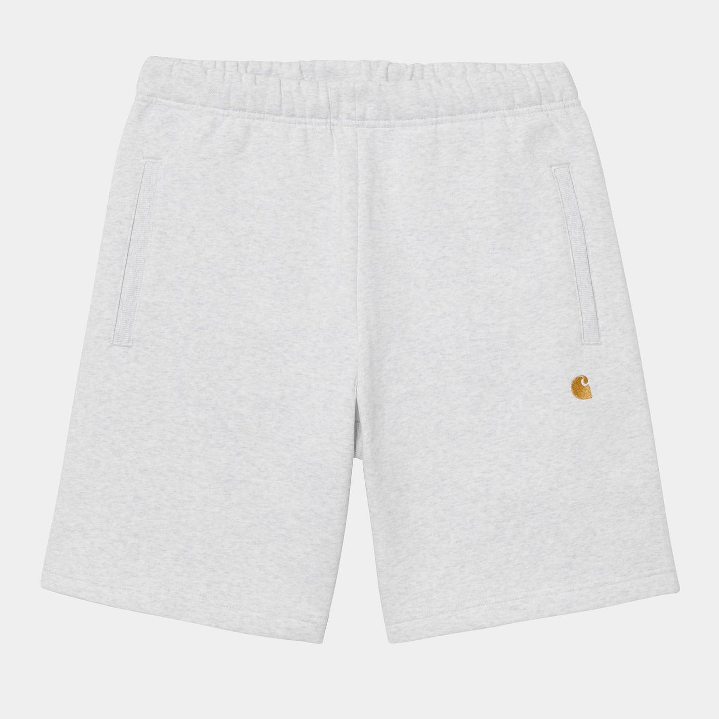 Carhartt WIP Chase Sweat Short Ash Heather Gold