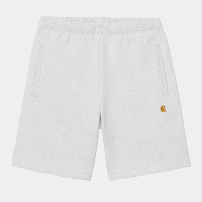 Carhartt WIP Chase Sweat Short Ash Heather Gold