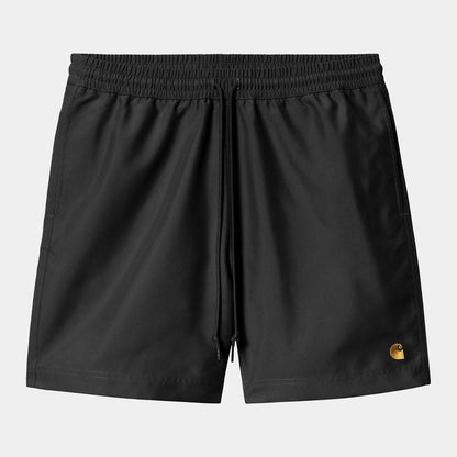 Carhartt WIP Chase Swim Trunks Black Gold